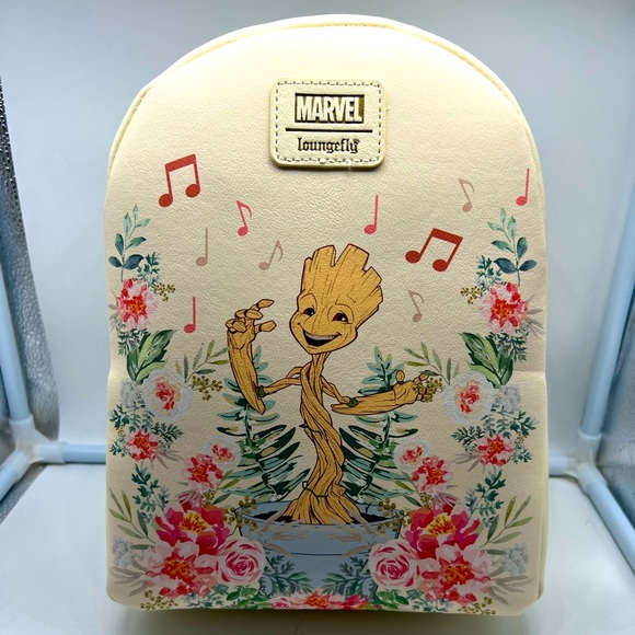 Loungefly Handbags - Loungefly Marvel Guardians Of The Galaxy Groot Floral Mini Backpack 1691…